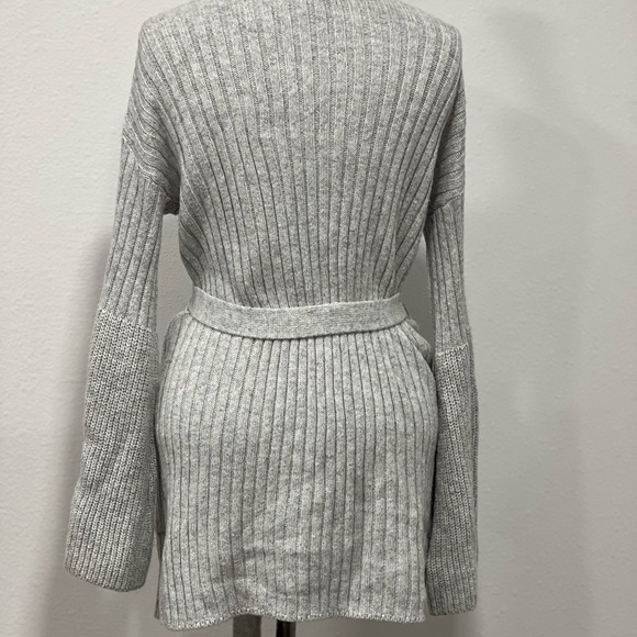 Treasure & Bond Gray Ribbed Cardigan - Picture 3 of 3